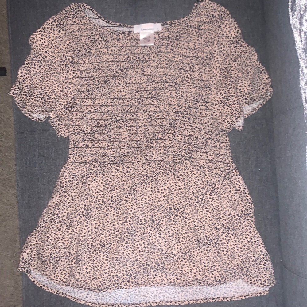 Cheetah Print Blouse